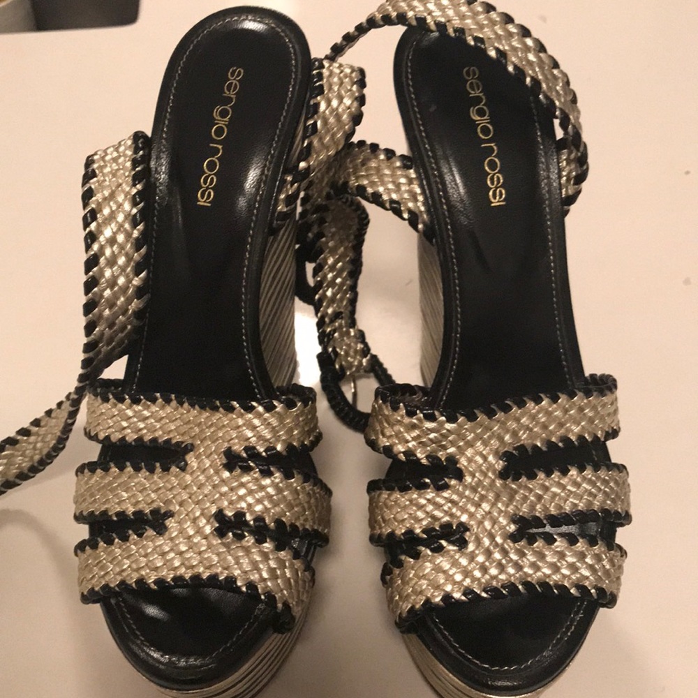Sergio Rossi Wedges size 38